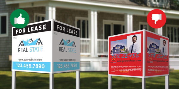 real estate sign