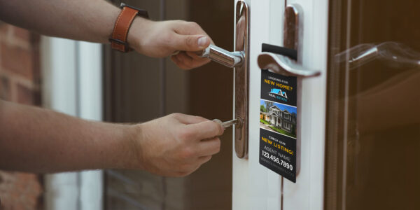 real estate door hanger